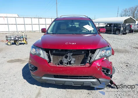 2018 Nissan Pathfinder Sl из США, поврежденный, VIN 5N1DR2MN3JC655774